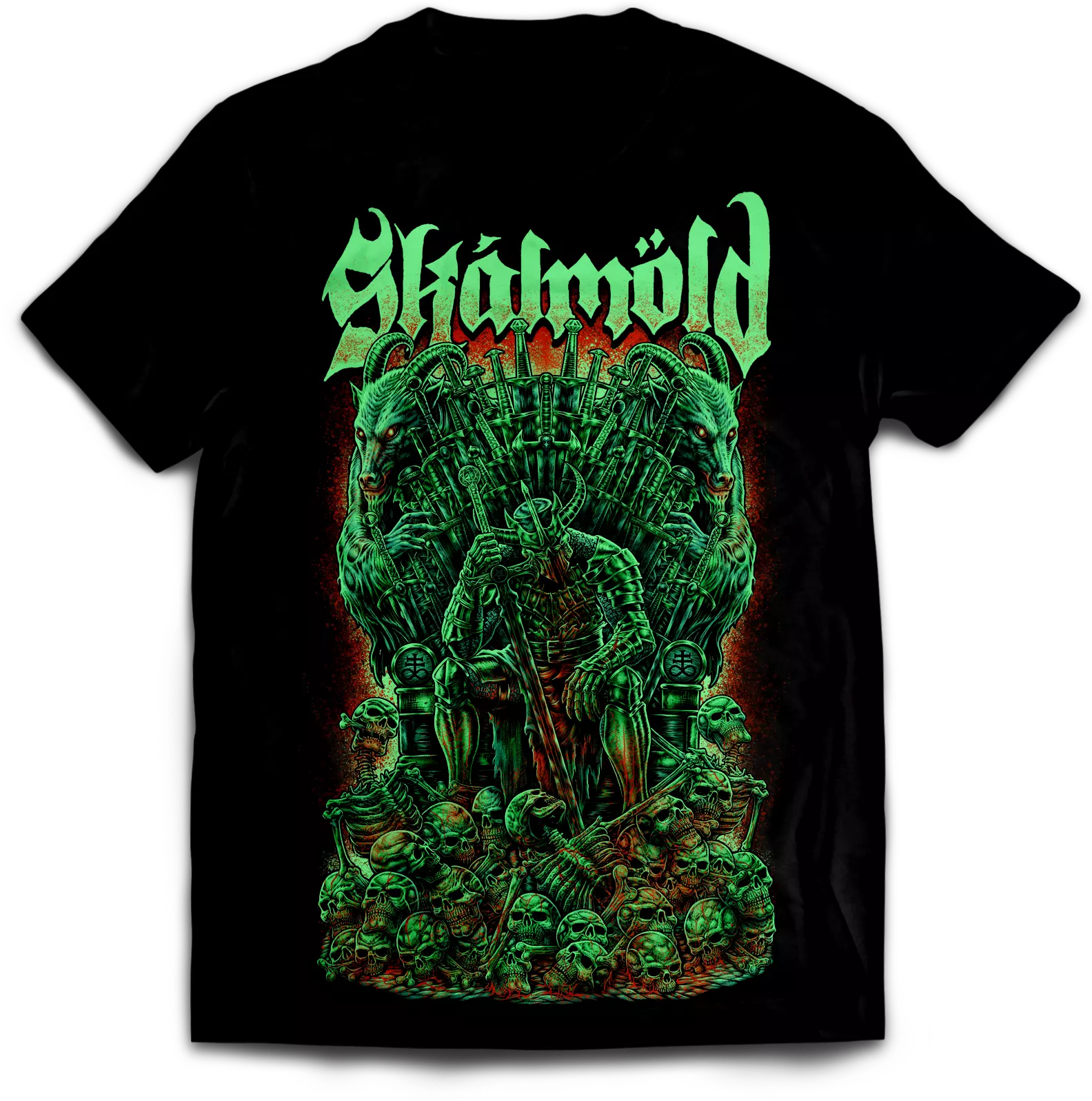 SKALMÖLD - Throne (Glow In The Dark) [T-SHIRT]